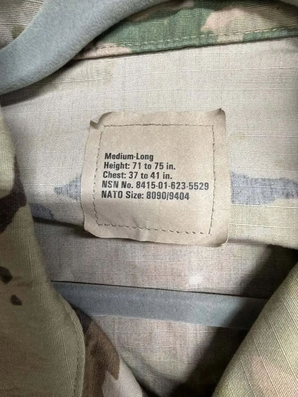US Army Combat Uniform OCP Camo Jacket Medium-Long
